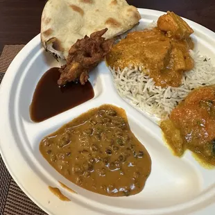 Free complimentary buffet plate-food was all very good!