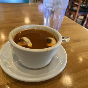 Hot and sour soup (with lunch special)