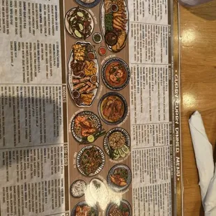 Menu of Curry Curry Thai