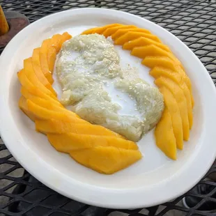 Mango sticky rice. The best!!