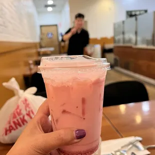 JOE'S FRESH STRAWBERRY MILK! MADE IN HOUSE DAILY!