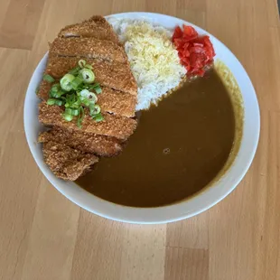 Tonkatsu curry rice