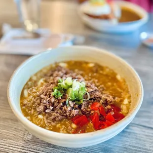 BEEF BELLY CURRY with udon