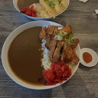 SHRIMP TEMPURA CURRY