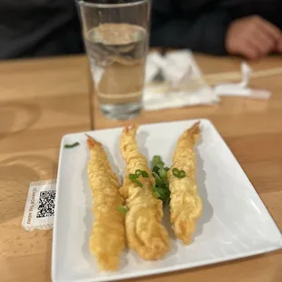 Shrimp tempura appetizer