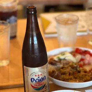 Japanese Orion beer