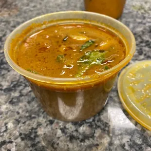 Dinner chicken curry