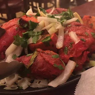 Tandoori chicken sizzler