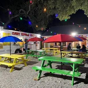 Lots of outdoor seating