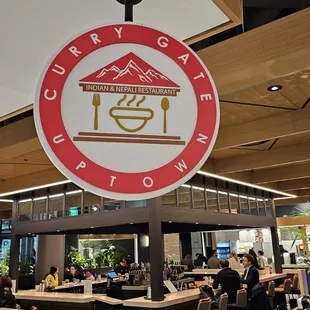 the interior of the restaurant