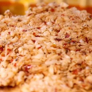 "Alibaba" AKA "everything plate" - spicy coconut chutney