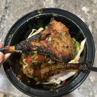 ribs, food