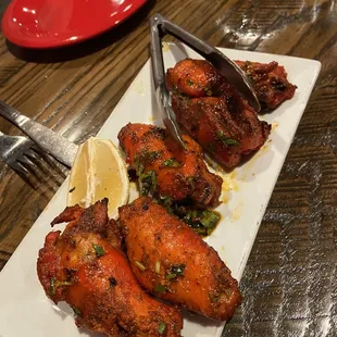 Chicken TANDOORI WINGS* nice and spicy