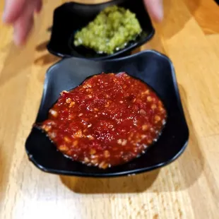 Tasty sambal with Hainanese Chicken