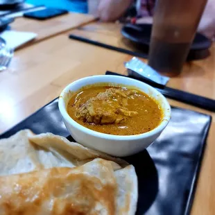 Roti Canai. Tasty but small unlike most things for the price