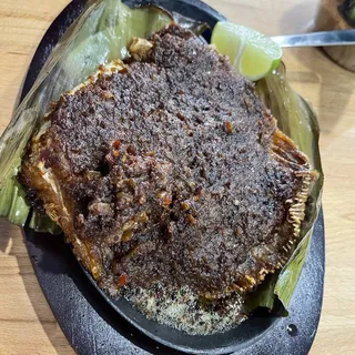 4. Grilled Stingray in Banana Leaf