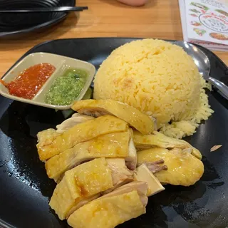 6. Hainanese Chicken on Rice