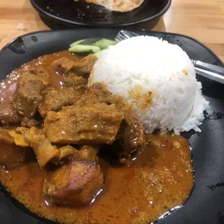 17. Curry Beef Stew on Rice