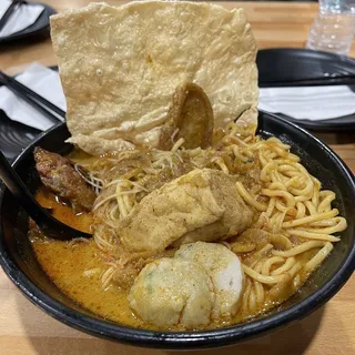 3. Curry Noodle with Young Tau Foo
