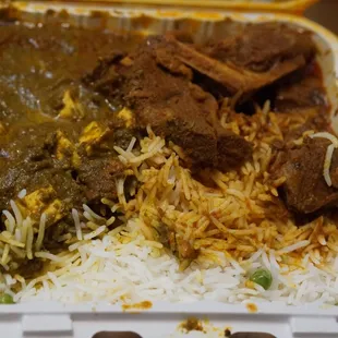 a close up of a curry hut