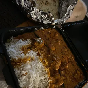 Double Chicken Tikka with Garlic Naan