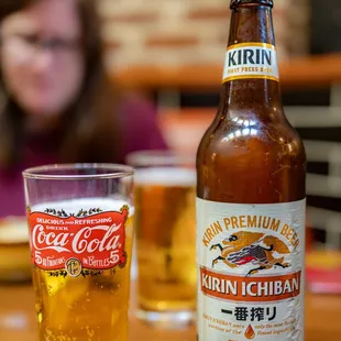 Kirin Ichiban Beer 一番搾り($6/22oz)