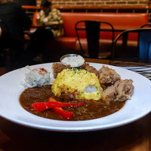 Beef Hayashi Omurice