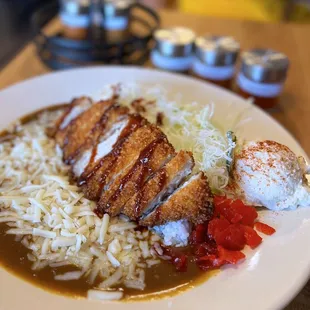 Tonkatsu Curry | $15.50 + $2 cheese