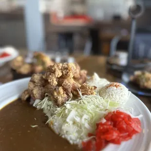 Karaage Curry Rice