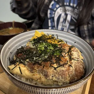Chicken Katsu-Don (Rice Bowl)