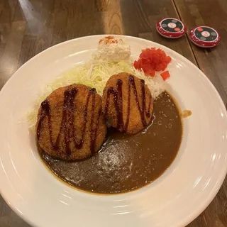 Double Menchi Katsu Curry (BAG)