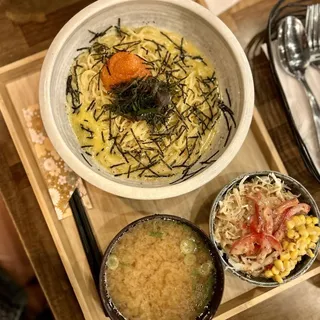 Shiso Mentaiko Cream Spaghetti