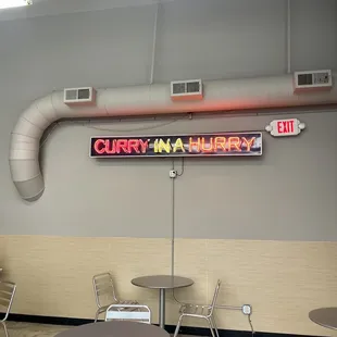 restaurant neon sign