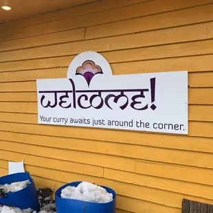 Outdoor parking sign