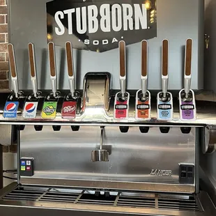 Soda pop selection, try the cream soda, it&apos;s delicious!