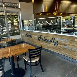 the interior of a restaurant