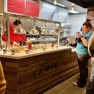 customers in a restaurant