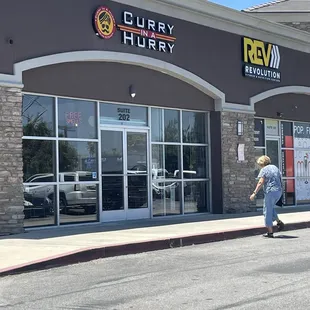 Restaurant entrance