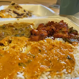 Chicken 65, Mushroom Curry