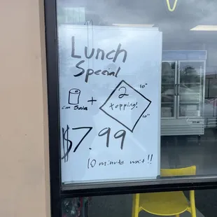 lunch special