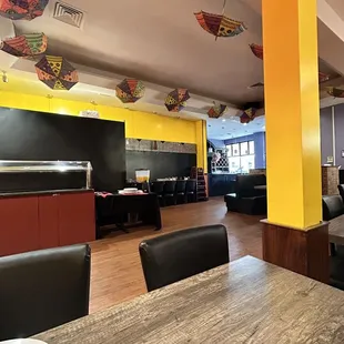 the interior of a restaurant