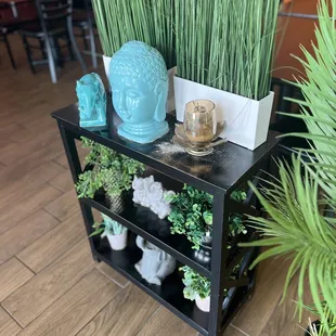 interior, sushi and sashimi