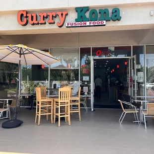 Outside of curry kona