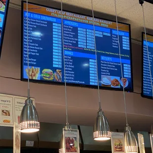 Menu board