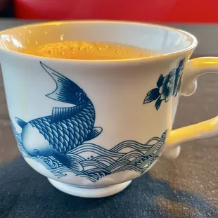 Milk tea!  Perfect to warm up with today.