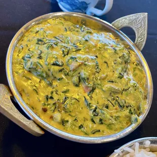 A wonderful Chicken Saag!  So incredibly tasty!