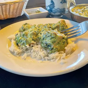 A wonderful Chicken Saag!  So incredibly tasty!