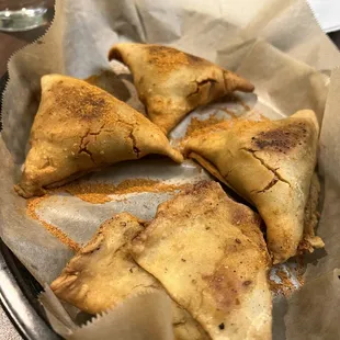 2 orders of the 2 Piece Vegetable Samosa