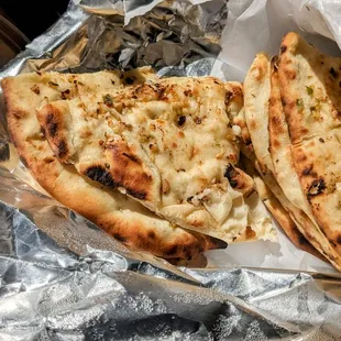Chilli garlic naan