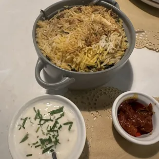 Lamb biryani